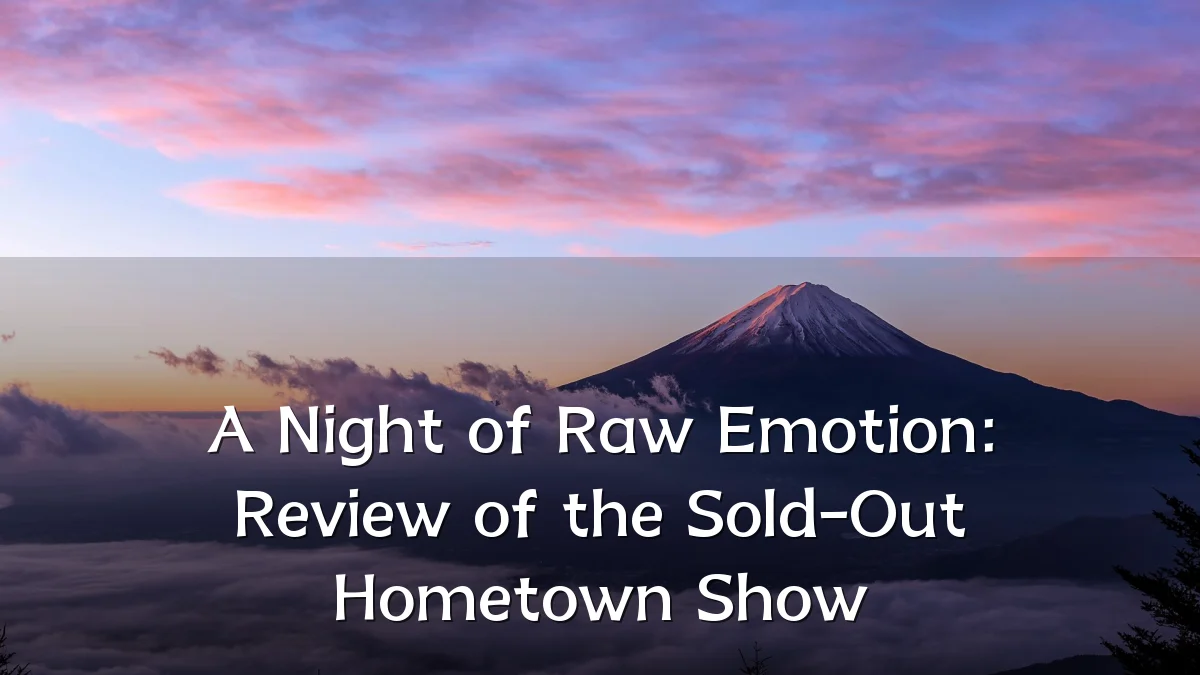 A Night of Raw Emotion: Review of the Sold-Out Hometown Show