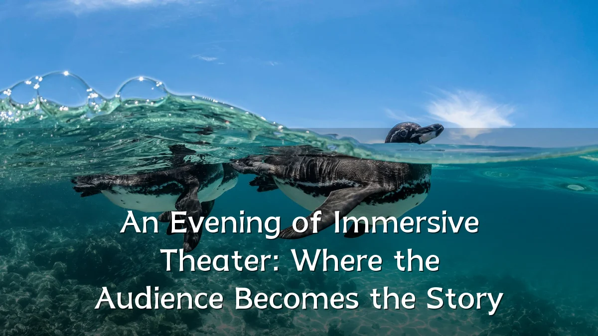 An Evening of Immersive Theater: Where the Audience Becomes the Story