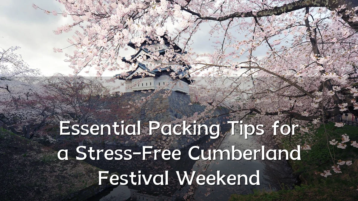 Essential Packing Tips for a Stress-Free Cumberland Festival Weekend
