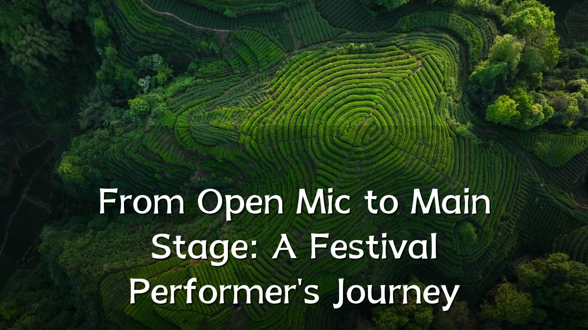 From Open Mic to Main Stage: A Festival Performer's Journey