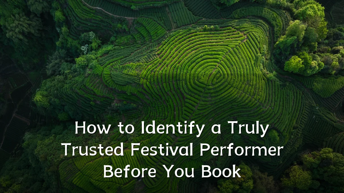 How to Identify a Truly Trusted Festival Performer Before You Book