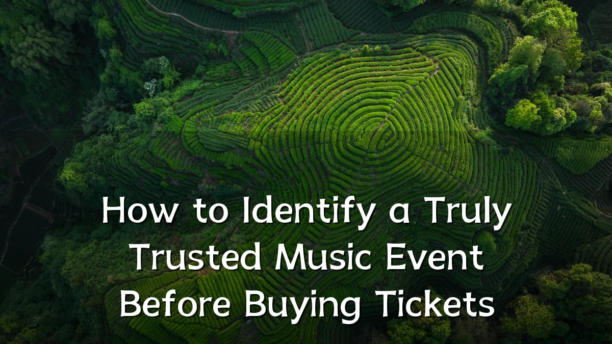 How to Identify a Truly Trusted Music Event Before Buying Tickets