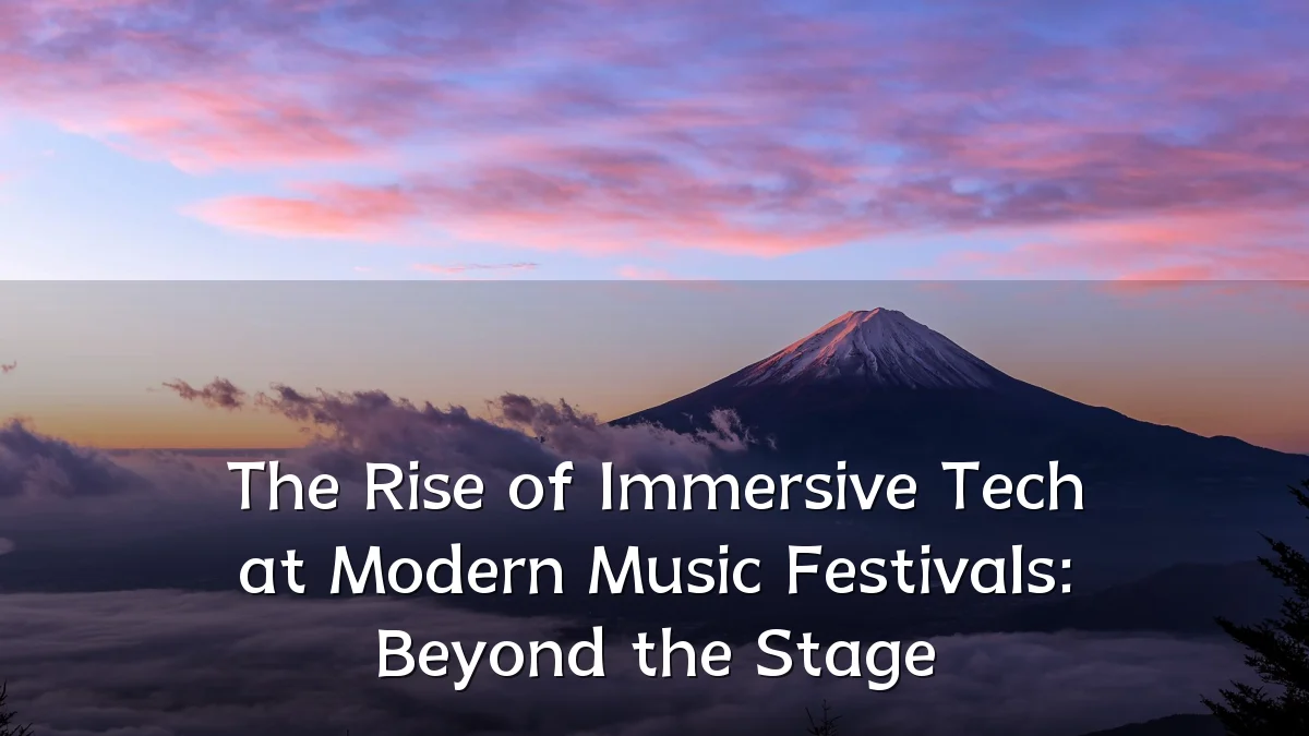 The Rise of Immersive Tech at Modern Music Festivals: Beyond the Stage
