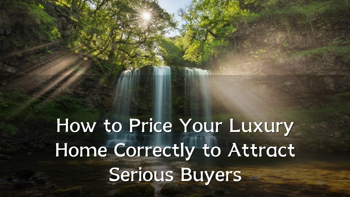 How to Price Your Luxury Home Correctly to Attract Serious Buyers